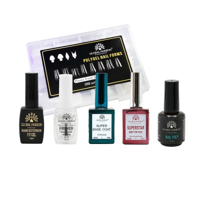 Kit profesional pentru extensia unghiilor cu tipsuri reutilizabile &amp;ndash; Global Fashion foto