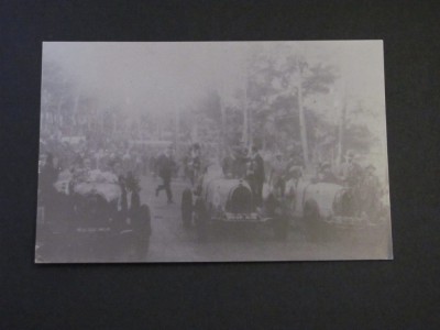 Start Cursă Auto de Epocă cu Mașini Clasice - Carte Poștală Franța ,Necirculată foto