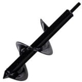 Burghiu de pamant pentru bormasina, diametru 8 cm, lungime 30 cm