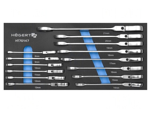Set Chei Combinate cu Articulație 14buc HT7G147
