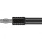 Mufă Banană 4mm 16A Neagră Neizolată