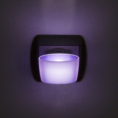 Lumina de veghe LED cu senzor tactil violet 1 LED 1W 6x4x5 cm PHENOM foto