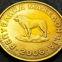 Moneda 1 DENAR - MACEDONIA, anul 2006 * cod 1962 C