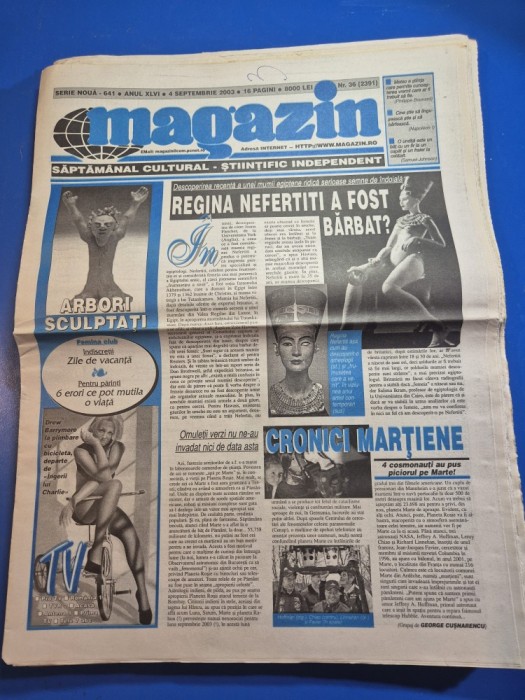 ziarul magazin 4 septembrie 2003