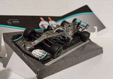 Macheta Mercedes AMG W10 Valtteri Bottas Formula 1 2019 - Bburago 1/43 F1 foto