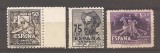 Spania 1947 - Ziua timbrului (val. 5.50 - urma fina sarniera), MNH/MH, Nestampilat