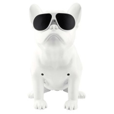 Boxa Portabila Bulldog Cu Bluetooth , Cititor USB , Card , Radio , Alb