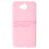 Husa TPU Matte Rosu Huawei Y6 2017 - Protectie Flexibila, Antiderapanta