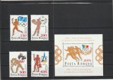 1994 LP 1346 LP 1347 ANUL INTERNATIONAL AL SPORTULUI SERIE+COLITA MNH nestamp, Nestampilat