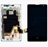 Display LCD Touchscreen cu Rama Nokia Lumia 1020 Negru Original