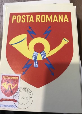 CPIF Stema cu timbru al Postei Romane foto