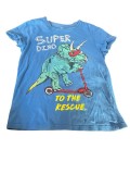 Cumpara ieftin Tricou Baiat Dinozaur 128, SH, Bumbac, Maneca Scurta