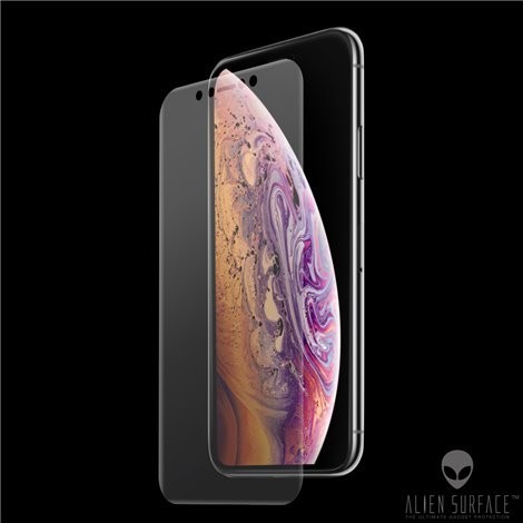 FOLIE ALIEN SURFACE HD, iPhone XS MAX, FATA,SPATE,LATERALE + ALIEN FIBER  CADOU, Anti zgariere | Okazii.ro