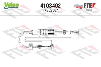 FTE 4103402 Cablu ambreiaj foto