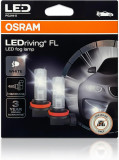 Set 2 LED H8 H11 H16 pentru proiectoare ceata Osram LEDriving FL 6000K