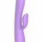 Vibrator Rabbit Purple Rain 10 Moduri Vibratii Silicon USB Mov 22.8 cm The Candy Shop