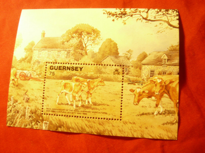 Bloc Guernsey 1992 - Cresterea Animalelor