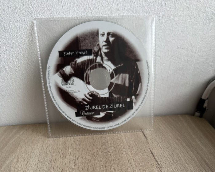 CD Audio - Muzică - Ștefan Hrușcă Colinde (Z&icirc;urel De Z&icirc;urel) (1995)