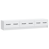 vidaXL Cabinet TV cu sertar Alb 147 x 34,5 x 27 cm Lemn prelucrat 895855