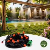 Cumpara ieftin Sistem racire, pulverizator apa, racire instantanee, abur fin, ideal pentru terase, gradini, zone de relaxare in aer liber si activitati sportive, 20M
