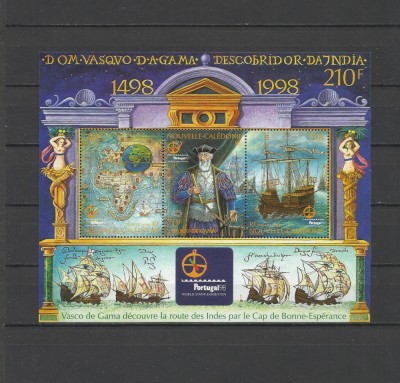NOUA CALEDONIE 1998 CORABII VAPOARE NAVIGATORI VASCO DA GAMA foto