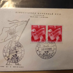 Colectie de carti postale (122 b) First Day Cover (FDC) Romania (1948 - 1982)