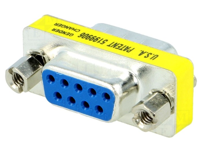 Adaptor D-Sub 9pin mamă-tată