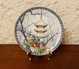FARFURIE DECORATIVA DIN PORTELAN NORITAKE- AKIO KATO- SEASONS PLATE- IARNA D21CM