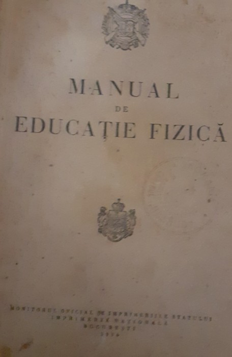 MANUAL DE EDUCATIE FIZICA 1934 !!!!!