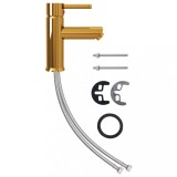 Cumpara ieftin Robinet chiuveta de baie, auriu, 130x176 mm