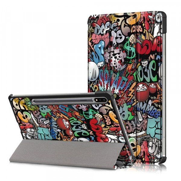 Husa pentru Samsung Galaxy Tab S8 / Tab S7 T875 / Tab S7 T870, Techsuit, FoldPro, Multicolor