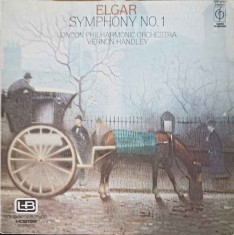 Disc vinil, LP. Symphony No.1-Elgar, London Philharmonic Orchestra, Vernon Handley foto