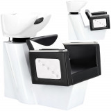 Scafă coafor unitate de spălare Eve Salon cu bol mobil și accesorii