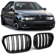 Grile duble BMW seria 5 E39 M5 look - Negru Lucios foto