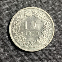 Moneda 1 franc 1978 Elvetia