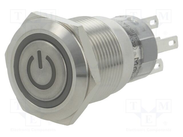 Comutator anti-vandalism ONPOW Poz: 2 SPDT 0,5A/220VAC 1A/24VDC