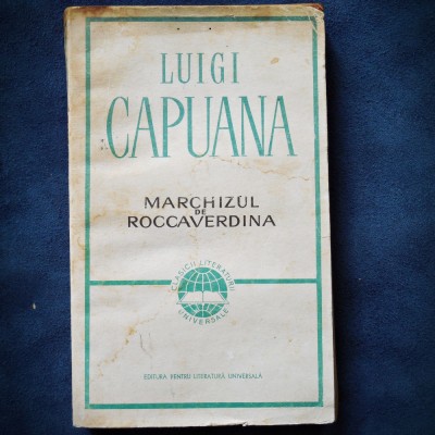 MARCHIZUL DE ROCCAVERDINA - LUIGI CAPUANA foto