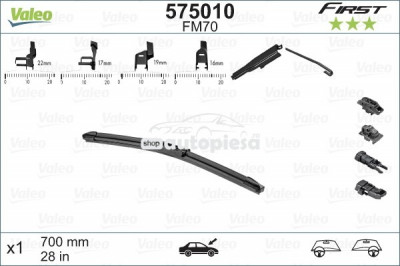 Lamela stergator MERCEDES VIANO (W639) (2003 - 2016) VALEO 575010 foto