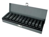 Set chei tubulare cu impact PROLINE 11 piese oțel crom-molibden