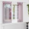 vidaXL Perdele Voile cu Bucle 2 buc Violet 140x140 cm