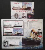 NIUAFO&#039;OU- Dezastrul Titanic,1 M/Sh.+1 S/Sh.Neobliterat-T 39, Transporturi