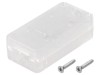 Carcasă USB ABS semitransparent 25x50x15.5 mm