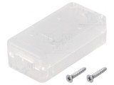 Carcasă USB ABS semitransparent 25x50x15.5 mm