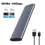Adaptor SSD M.2 NVMe la USB-C 3.1 Type C rack extern carcasa metalica