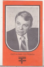 bnk cld Calendar de buzunar 1981 - Romaniafilm - Octavian Cotescu