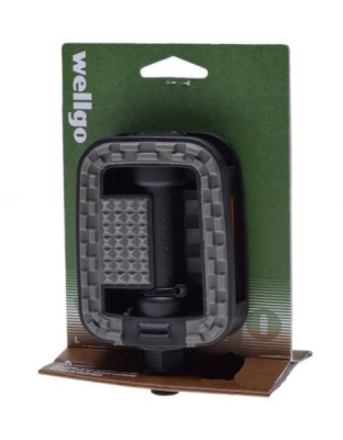 Set 2 pedale din plastic filet 9/16, Wellgo culoare negru Cod:AWR0068 foto