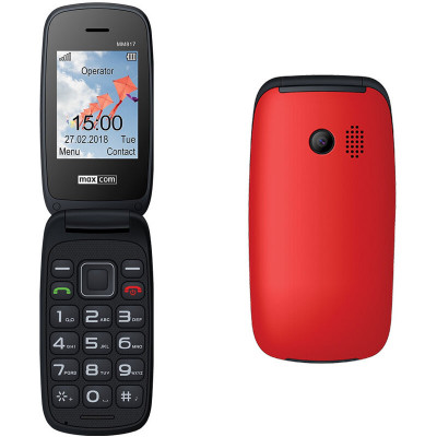 Telefon Maxcom Comfort MM817 Dual SIM 2,4 inch, 2G Red foto