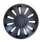SET CAPACE ROTI 17` SILVERSTONE BLACK