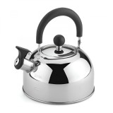 Cumpara ieftin Ceainic cu fluier Brius&trade;, 1.8 L, maner termoizolant, compatibil cu toate sursele de caldura, inclusiv inductie, ideal pentru cafea, ceai, Argintiu