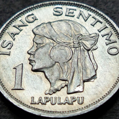 Moneda 1 SENTIMO ISANG - FILIPINE, anul 1969 * cod 716 = A.UNC